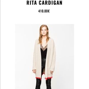Zadig &Voltaire Yak Wool Cardigan